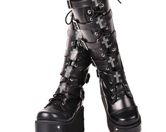 goth platform boots uk