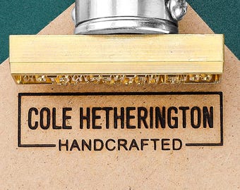 Soldador personalizado Signature, sello eléctrico para pirograbado.