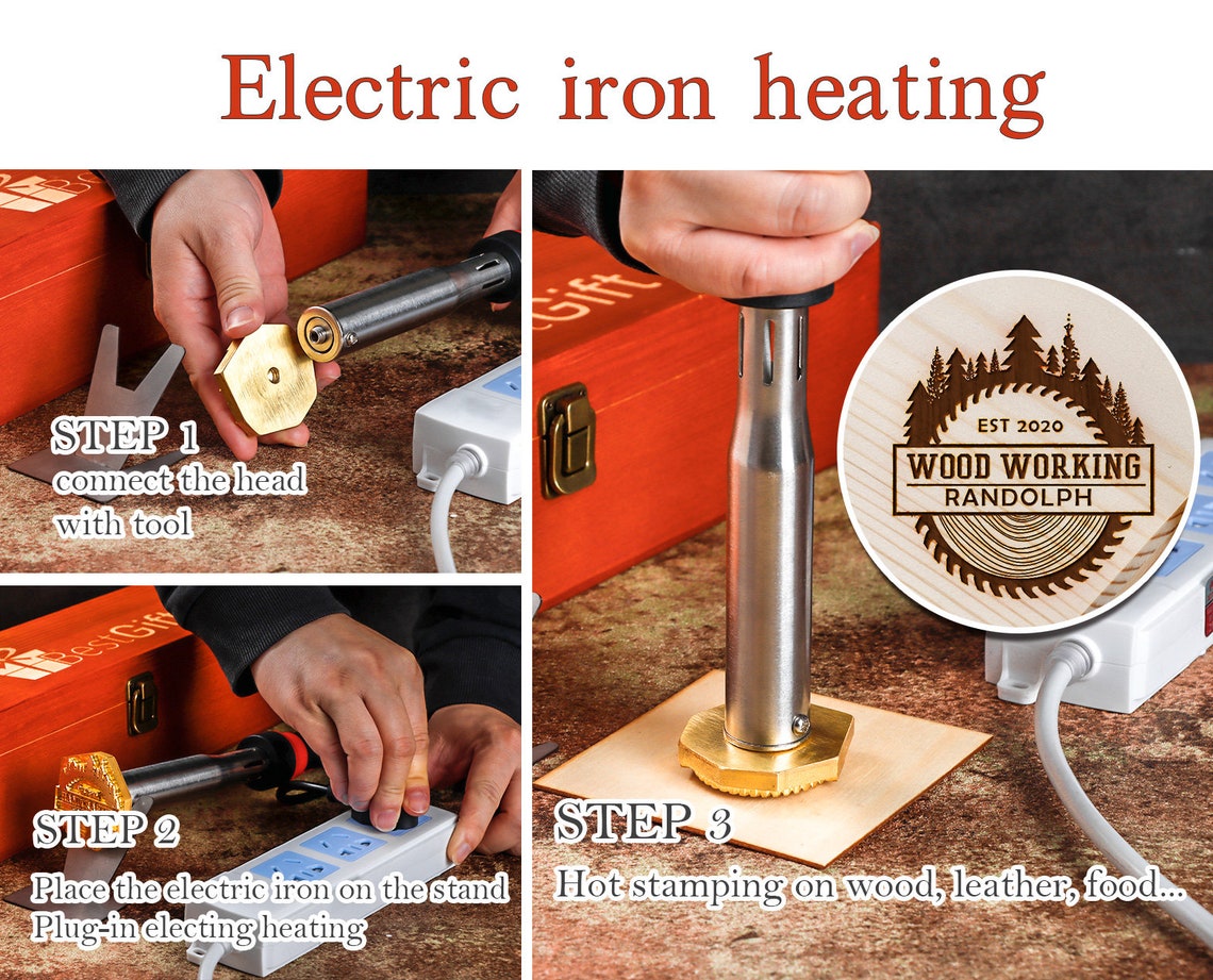 Custom Wood Burning Stamp / Custom Electric Branding Iron / Etsy