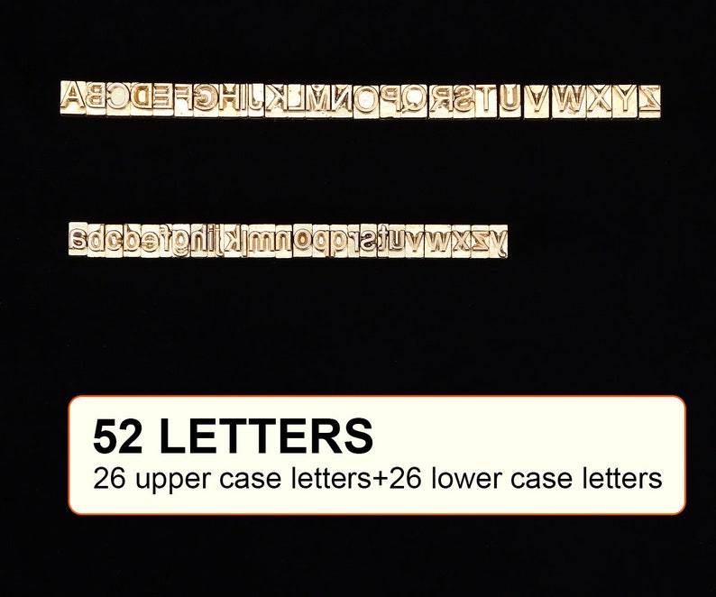 Any Fonts Interchangeable Embossing Custom Letters Alphabet Number Branding Iron for Wood