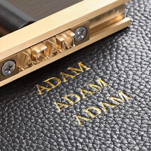 Marca de hierro calentada con llama personalizada, sellos de marca de hierro personalizados, sello de latón con letras personalizado, sello de madera para cuero con ranura en T.