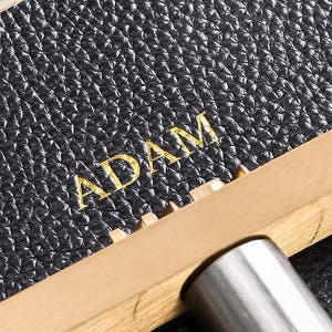 Sello de cuero personalizado, 26 sellos del alfabeto, sello de metal de latón, regalos o artesanías personalizados, especialmente para cuero y madera.