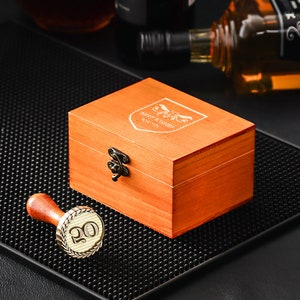 Timbre de glace personnalisé Timbre de glaçon personnalisé Timbres de glace pour cocktail personnalisés Timbre de glace Brander Timbre de marque de glace Timbre de glace monogramme