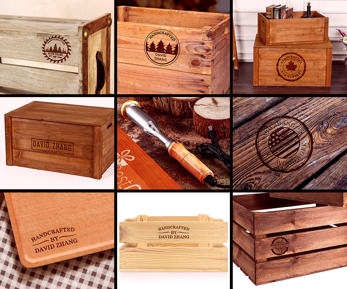 Woodworking Branding Iron Custom, Personalized Logo Branding Iron With