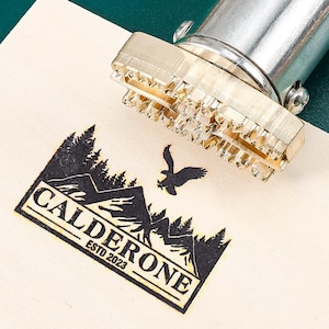 Forest eagle logo branding iron,Custom Wood Branding Iron,Custom logo stamp,Signature soldering iron,Brand iron wood,Christmas decoration.
