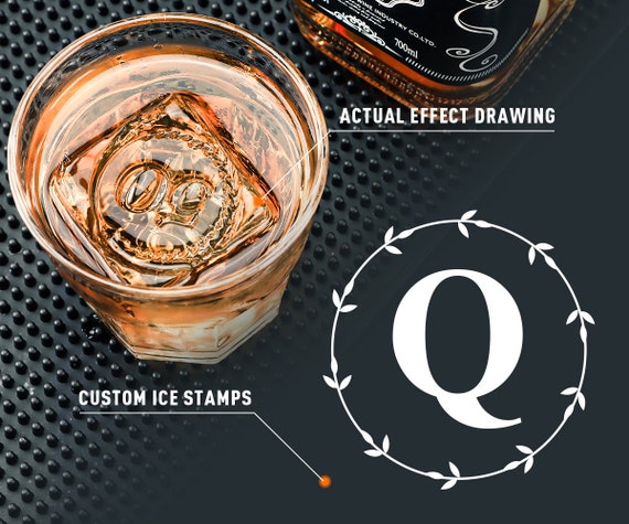 Ice Cube Stamp Custom, Personalized Logo Ice Stamp, Ice Cube
