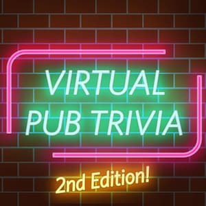 Virtual Pub Trivia, Pub Quiz, Virtual Party Games, Work Party Games, Trivia for Family Games Night, Zoom Party, Online Game, Fun Game