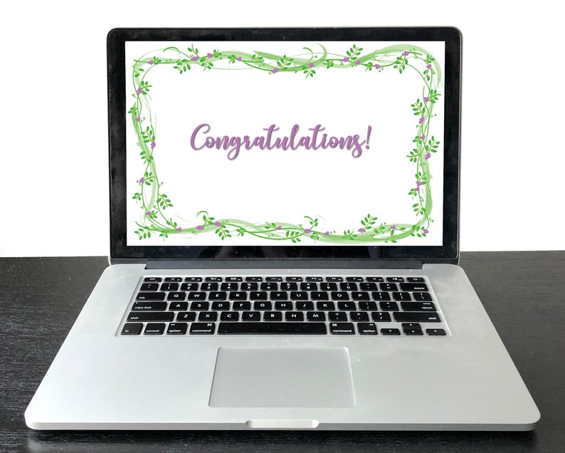 Bridal Shower Game, Greenery Themed, Virtual Bridal Shower, Wedding