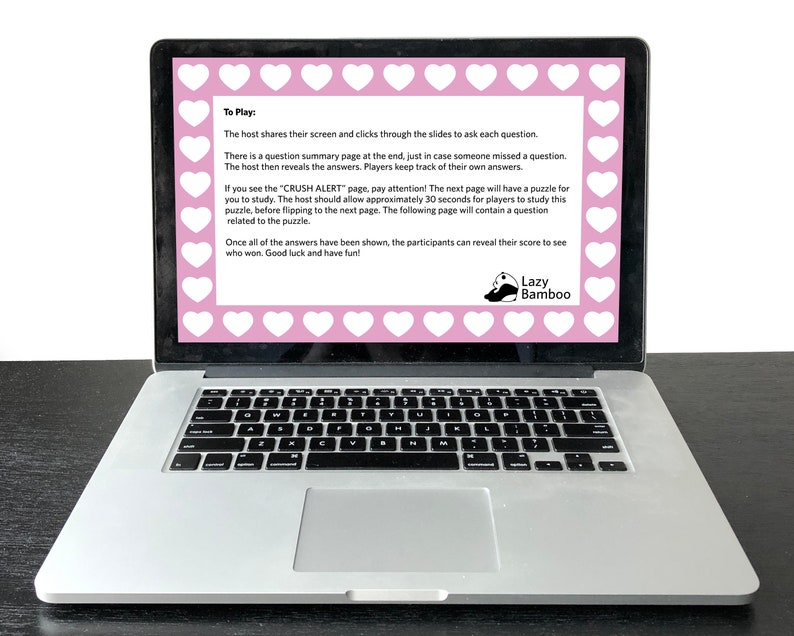 Bridal Shower Game Virtual Bridal Shower Game for Zoom Etsy