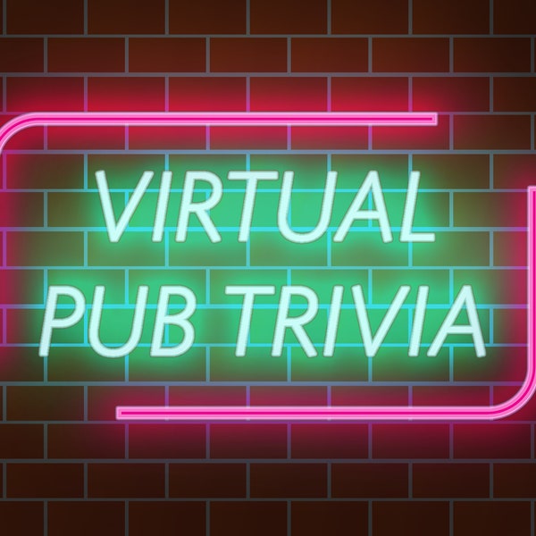 Virtual Pub Trivia, Pub Quiz, Virtual Party Games, Work Party Games, Family Games Night, Trivia Game, Zoom Party, Online Games