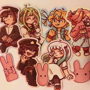 TBHK fullbody karakterstickers - Matte vinylsticker