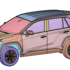 2019 Rav4 LE OBJ File