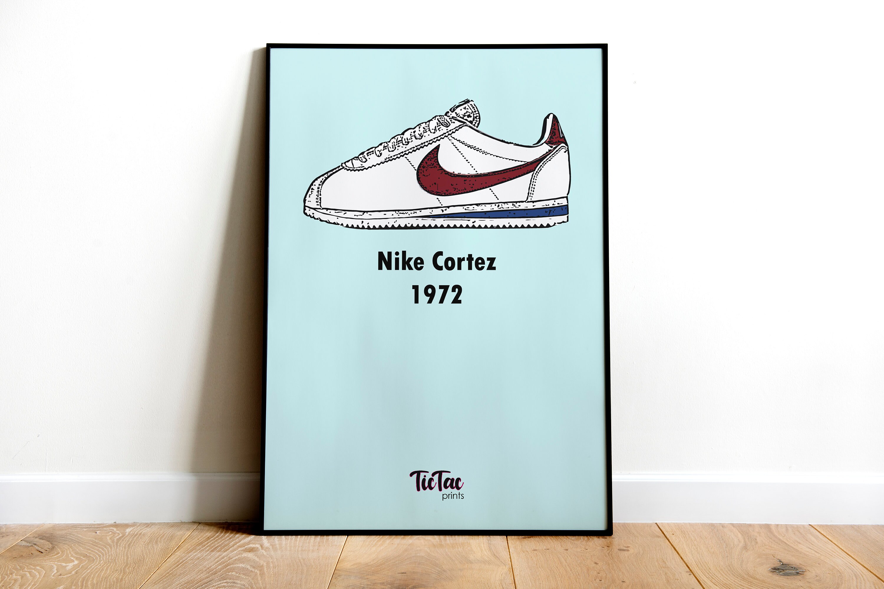 Nike Poster Cortez - Etsy