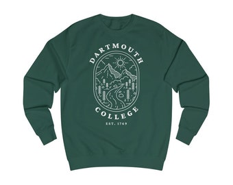 Campus Colors Dartmouth Big Green Arch Logo Gameday Crewneck Sweatshirt - Unisex Fan Apparel