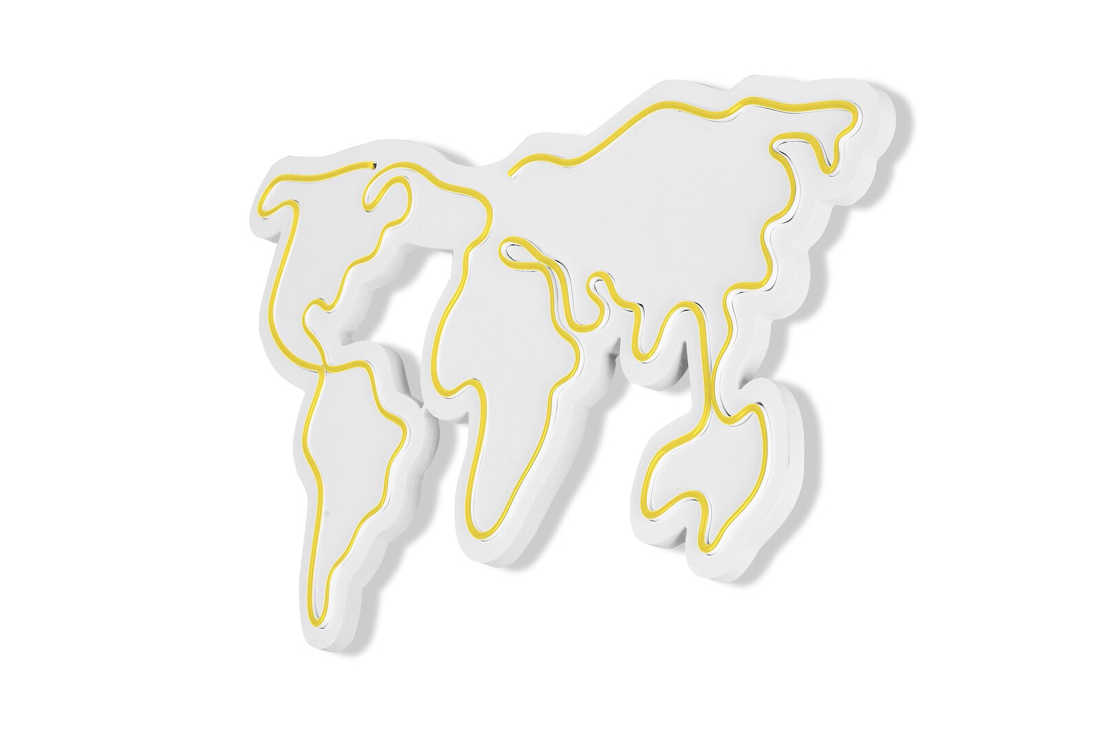 World Map Neon Earth Neon Custom Neon Handmade Neon Wall Signs | Etsy