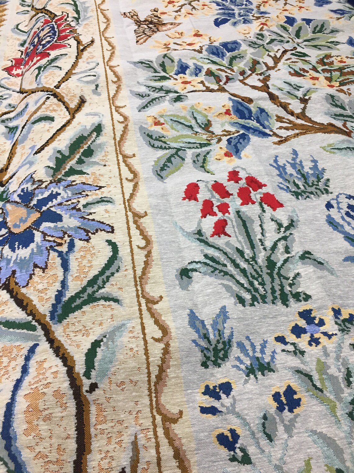 Tapestry bedspread William Morris styleTree of Etsy