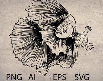 Download Betta Fish Svg Etsy