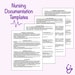Documentation Templates for Nursing - Etsy
