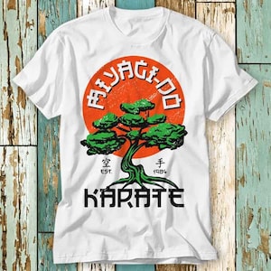 Karate Kid Miyagi Do Cobra Kai 80er Film Daniel TV T Shirt Top Design Unisex Damen Herren Tee Retro Mode Vintage Shirt S850