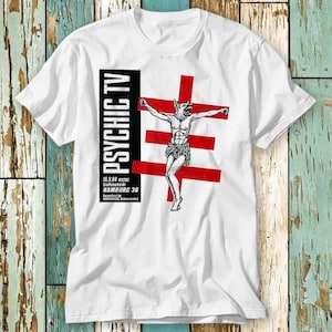 Psychic TV Music Band Force The Hand of Change Punk T Shirt Top Design Unisex Ladies Mens Tee Retro Fashion Vintage Shirt S799