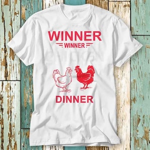 Winner Winner Chicken Dinner Online Gamer Gaming FRP T Shirt Top Design Unisex Ladies Mens Tee Retro Fashion Vintage Shirt S746