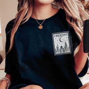 Crescent City postcard shirt (Officially Licensed), Crescent City Merch, SJM Merch, Bryce Quinlan, Ruhn Danaan, ACOTAR Shirt, Sarah J Maas