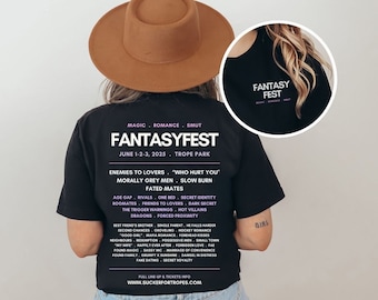 Fantasyfest lineup Shirt, Romantasy Shirt, Book tropes Shirt, Fantasy Reader Gift, Smut shirt, Dark Romance Reader, Booklover, Bookish Shirt
