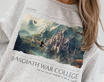 Sudadera de la Cuarta Ala (CON LICENCIA OFICIAL) Sudadera Basgiath War College, Iron Flame Crewneck, Fourth Wing Merch, Xaden Riorson