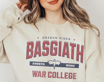 Onyx Storm Sweatshirt (OFFICIALLY LICENSED) Basgiath War College Sweatshirt, Fourth Wing Sweatshirt, Iron Flame Bookish Merch, Xaden Riorson