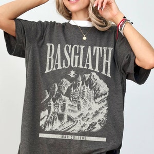 Fourth Wing Shirt (OFFICIALLY LICENSED), Basgiath War College Shirt, Fourth Wing Dragon Rider Shirt, Iron Flame T-Shirt, Fantasy Book Lover