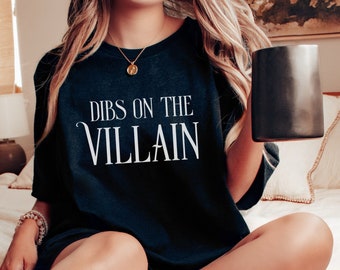 Villain Shirt, Bookish Gift for Reader, Villain Lover, Dark Romance Reader, Spicy Book Lover, Smut Reader Shirt, Funny reading shirt, smut
