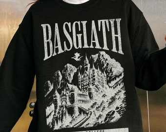 Fourth Wing Sweatshirt (OFFIZIELL LIZENZIERT), Basgiath War College Sweatshirt, Dragon Rider Sweatshirt, Fantasy Bookish Merch, Rebecca Yarros