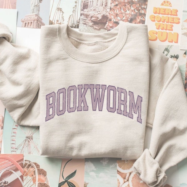 Bookworm sweatshirt, bookish sweatshirt, book sweatshirt, book club sweatshirt, Bookworm Sweater, book club gift, Book Merch, Bookworm Gifts