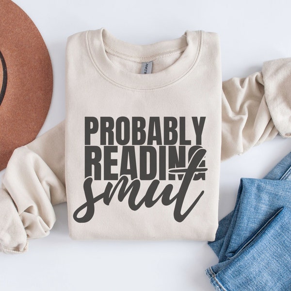Probably Reading Smut Sticker - Etsy