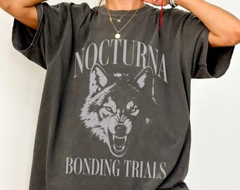 Nocturna Bonding Trials Dire Bound Comfort colors shirt (Officially Licensed), Fantasy Bookish Gift, Sable Sorensen Merch, Fury Bound Shirt