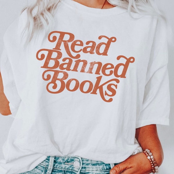 Read Banned Books Shirt, Banned Books Shirt, Reading Shirt, Book Lover Tee Gift, Library Shirt, Book Club Tee, Literary Shirt, Bookish Shirt