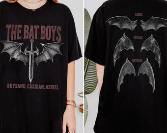 The Bat Boys Comfort Colors Shirt (offiziell lizenziert), ACOTAR merch, Sarah J Maas, Night Court Tee, Velaris Merch, Rhysand Cassian Azriel