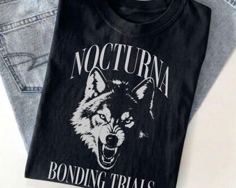 Nocturna Bonding Trials Dire Bound Comfort colors shirt (Officially Licensed), Fantasy Bookish Gift, Sable Sorensen Merch, Fury Bound Shirt