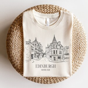 Edinburgh Shirt, Edinburgh Scotland Tshirt, Edinburgh TShirt, Edinburgh Travel, Scotland Sweatshirt, Vintage Edinburgh, Edinburgh Souvenirs
