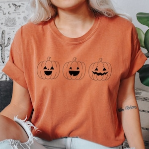 Halloween Comfort Colors Shirt, Pumpkins Tshirt, Pumpkins Shirt, Comfort Colors Pumpkin Shirt, Comfort Colors Skeleton Shirt, Halloween