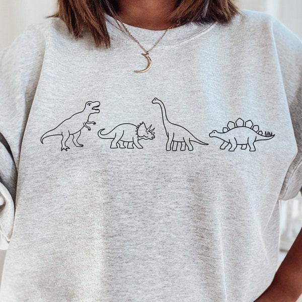 Dinosaur Sweatshirt - Etsy