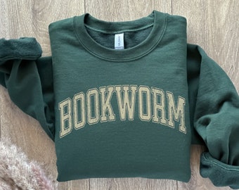 Sweat-shirt bookworm, sweat-shirt bookish, sweat-shirt club de lecture, pull Bookworm, sweat-shirt livre, cadeau du club de lecture, Book Lover, Book Crewneck