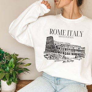Rome Italy Sweater, Rome Travel Sweater, Italy Sweater, Roma Sweatshirt, Comfy Womens Sweater, Italia Crewneck, Love Italy Sweater