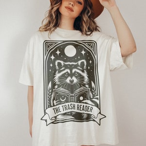 The Trash Reader Shirt, Bookish Raccoon Shirt, Racoon Smut Reader Shirt, Smut Gift, Smut Lover Shirt, Spicy Book Shirt, Gift For Book Lover