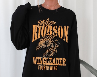 Fourth Wing Sweatshirt (OFFICIALLY LICENSED), Xaden Riorson Sweatshirt, Fourth Wing Merch, Dragon Rider, Violet Sorrengail, Bookish Sweater