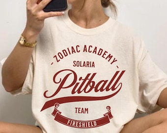 Camiseta de la Academia del Zodíaco (licencia oficial), camiseta del equipo de Pitball de Solaria, productos de la Academia del Zodíaco de Solaria, profesor Lance Orion, lector de fantasía
