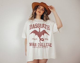 Fourth Wing Shirt OFFICIALLY LICENSED, Basgiath War College Shirt, Iron Flame Shirt, Fantasy reader, Bookish Merch, Rebecca Yarros, Xaden