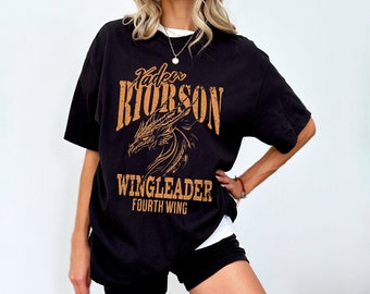 Fourth Wing Shirt (OFFICIALLY LICENSED), Xaden Riorson Shirt, Fourth Wing Merch, Bookish Gift, Dragon Rider Shirt, Basgiath War College Tee