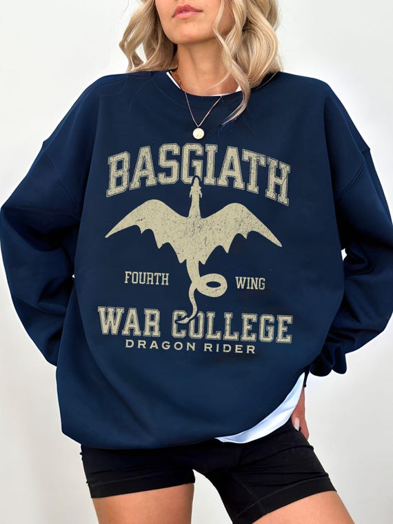 さらに100円引き◆ISTKUNST◆ALWAYS KUNST SWEATSHIRTS Fourth Wing Sweatshirt OFFICIALLY LICENSED, Basgiath War