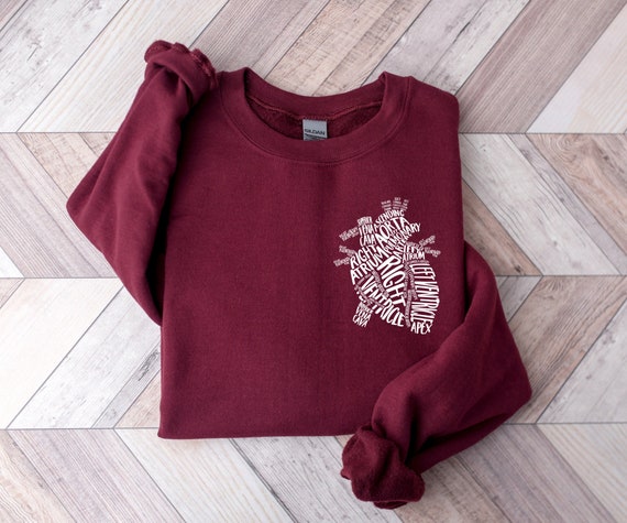Anatomical heart best sale sweatshirt